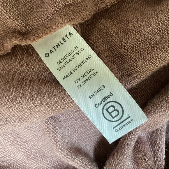 Athleta Pranayama Wrap Cardigan pink mauve size s - Picture 4 of 7